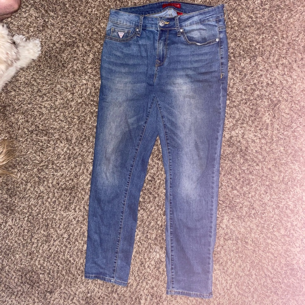 Guess Blue Slim Tapered Jeans Modern Fit